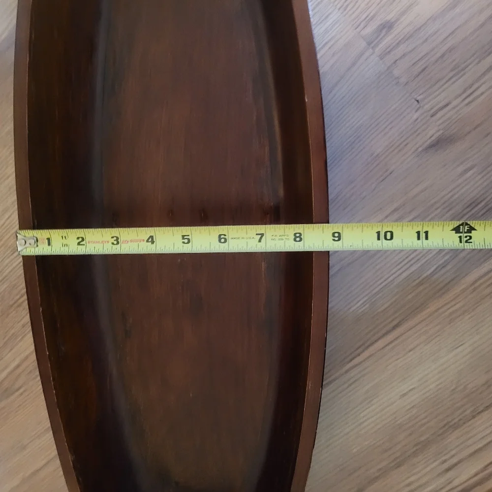 Pottery barn long wood tray